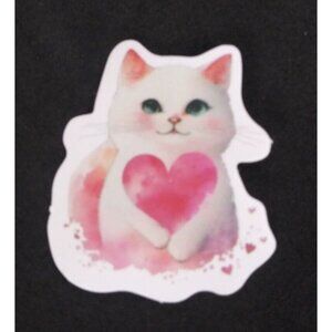 10/$10 Envelope Of Colorful Hearts Valentine's Day Sticker 1.5" x 1.38" (AP)